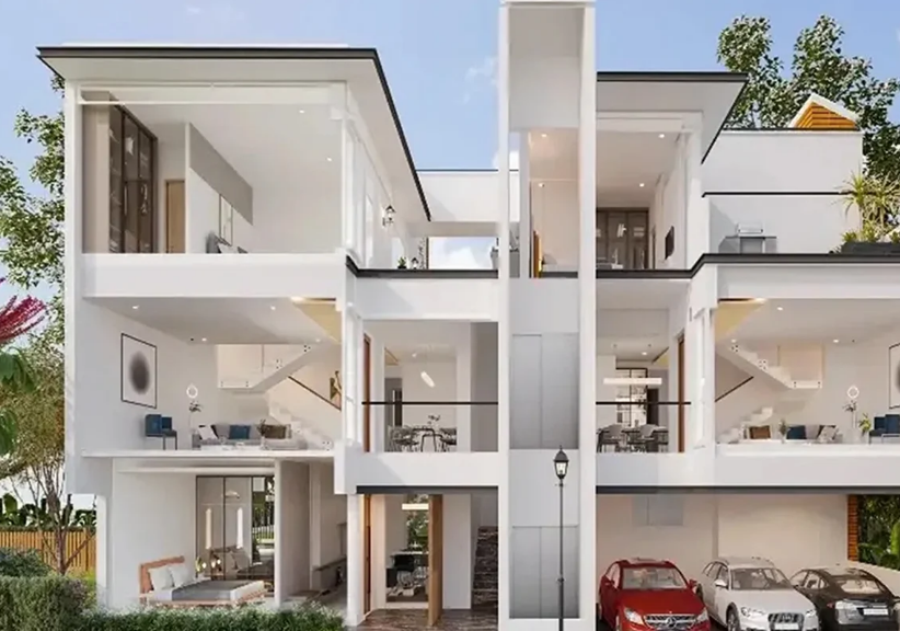 3BHK Duplex Triplex Villa Project Sale Bengaluru North IVC Rd