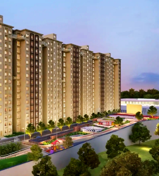 Nature-inspired residential 9 Towers Project at Whitefield